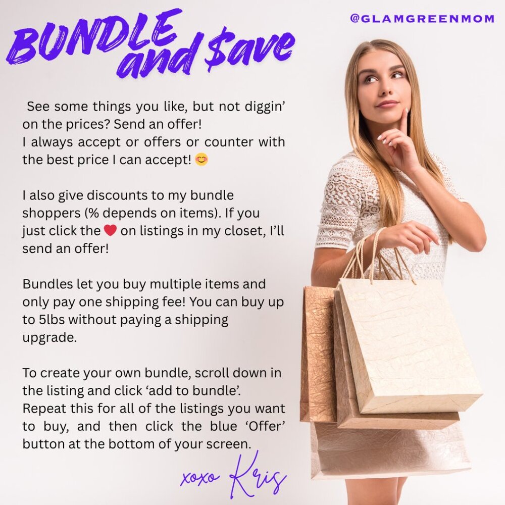 Save $$$ and how to bundle!